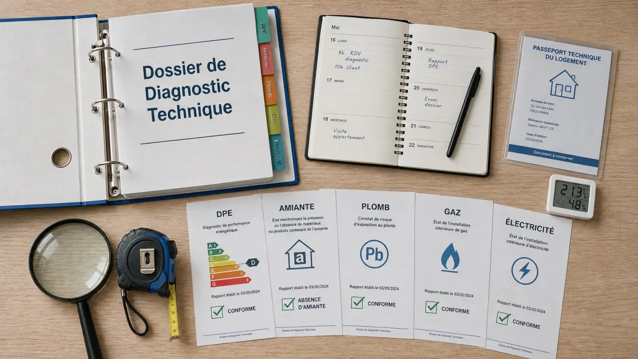 Diagnostic immobilier agglomération rouen : dossier DDT pour vente, location et travaux