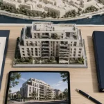 Bouygues immobilier Rouen : maquette Lisière en Seine, Luciline, PTZ+ pour appartement neuf