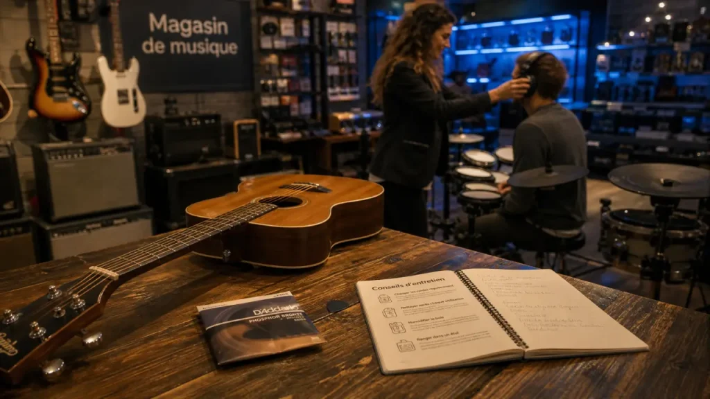 Magasin de musique à Rouen : essai, réparation, conseil en boutique