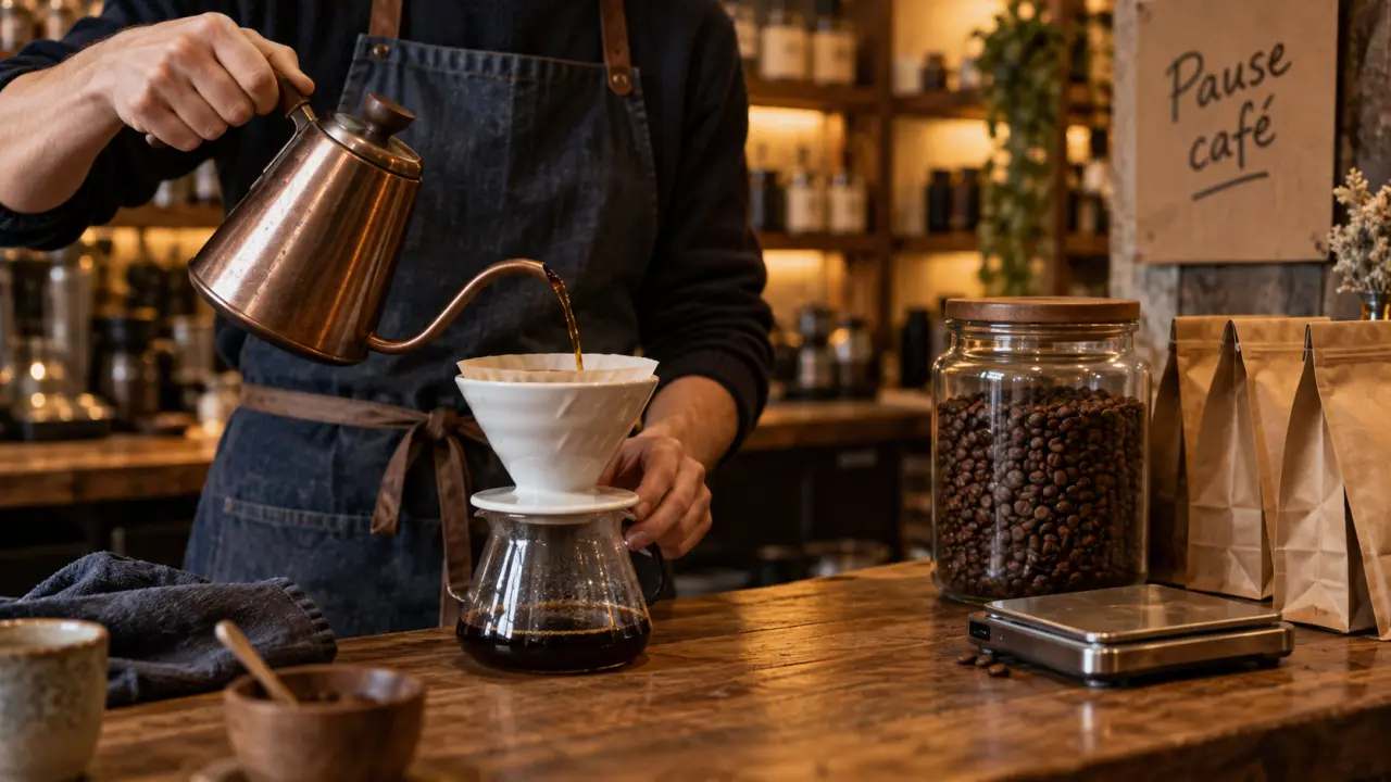 Anne Caron, l’artisanat du café au cœur de sa boutique rouennaise