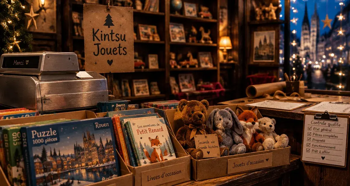 À Rouen, Kintsu Jouets ouvre sa boutique de Noël rue de la République