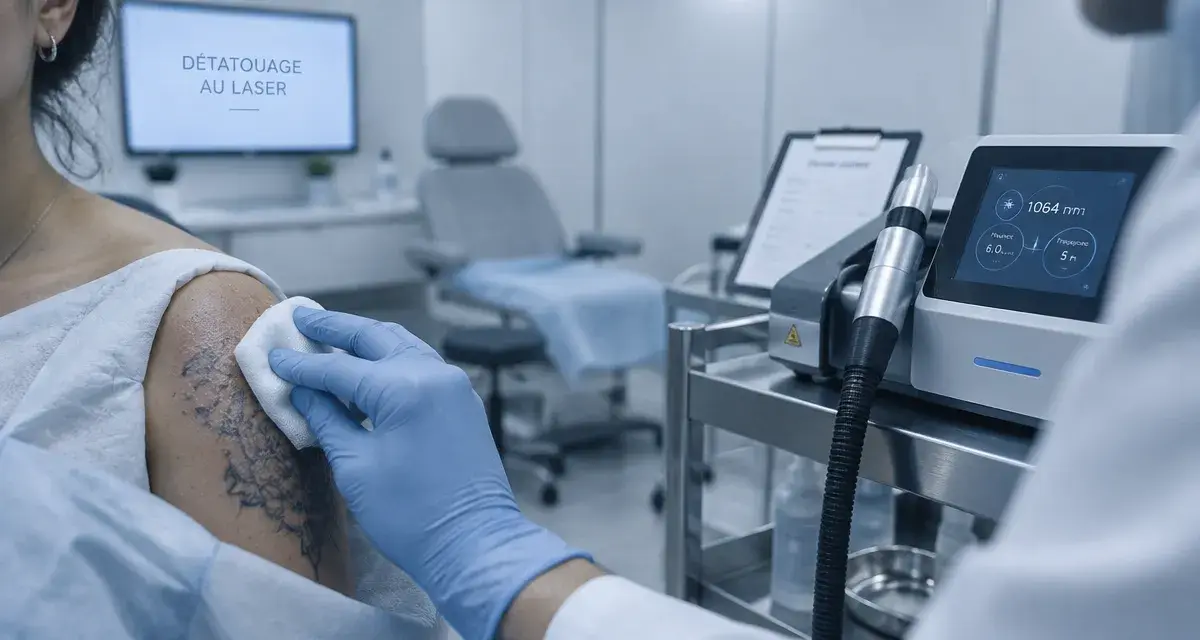 À Rouen, le détatouage au laser attire des profils variés