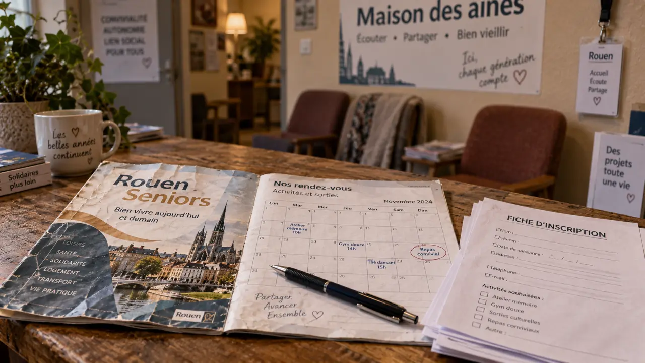 Rouen Seniors : brochure d’activités à la Maison des aînés